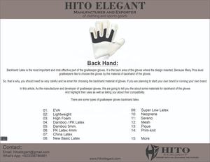 Guantes de portero para su estilo de juego Guantes de portero de nivel profesional para cada condición climática material de Palma de látex Agarre duradero - Product Image 3