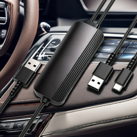 Nouvel adaptateur CarPlay sans fil portable avec port USB/Bluetooth, prend en charge Android Auto, Netflix/YouTube, écran de téléphone, garantie 1 an