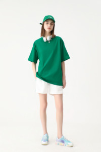 Verano recomendado alta calidad sólido 100% hombres y mujeres pueden ser venta al por mayor y logotipo personalizado bordado impresión camiseta para hombres - Product Image 5