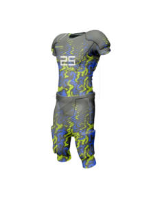 Suministro directo de fábrica Uniforme de fútbol americano personalizado para adultos Precio al por mayor Conjuntos de ropa deportiva - Product Image 3