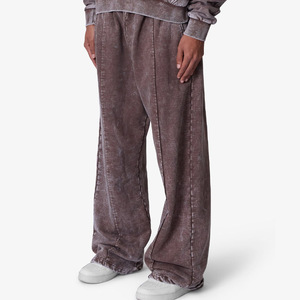 Vintage Sun Faded Hoodie Acid Wash Hoodies para hombres Acid Wash Flare Sweat Pants para hombres low moq personalizar sunfade men Jogger - Product Image 2