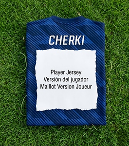 Camiseta de Jugador de la Selección Francesa Cherki 10, Equipe Elite Jacquard, Versión Jugador, Equipación de Les Bleus - Product Image 1