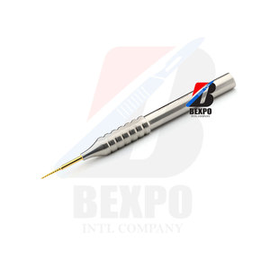 Fórceps de punta de raíz dental recto 140mm para eliminar fragmentos de raíz Acero inoxidable CE ISO - Product Image 4