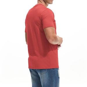 Camisetas Blancas al por Mayor de Algodón Grueso Personalizadas con Bolsillo, Ropa al por Mayor, Camiseta de Manga Corta con Diseño de Logotipo de Secado Rápido para Hombre - Product Image 4