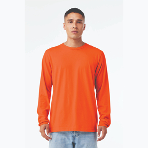 เสื้อยืดแขนยาวสไตล์ไฮสตรีท พิมพ์ลายได้ตามต้องการ สำหรับทุกเพศ ผลิตจากผ้าผสมโพลีเอสเตอร์/คอตตอน น้ำหนัก 4.2 ออนซ์ คอกลมคลาสสิก เป็นมิตรกับสิ่งแวดล้อม - Product Image 1