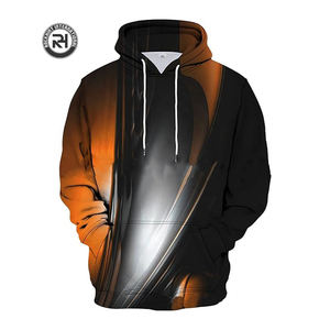 Impression numérique personnalisée 100% coton Logo personnalisé et ensembles de survêtements complets pour hommes et femmes Printemps - Product Image 3