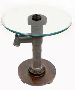 โต๊ะข้างโซฟา SAFA รุ่นโมเดิร์น พร้อมปั๊มมือปรับระดับได้ ผลิตจากเหล็กและกระจกที่เป็นมิตรต่อสิ่งแวดล้อม ใช้สำหรับจัดเก็บของ เฟอร์นิเจอร์ตกแต่งบ้าน - Product Image 2