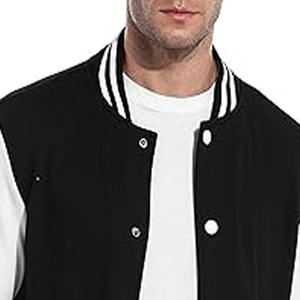 Chaqueta Casual de Cuero 100% Personalizada con Logotipo Personalizado para Hombre, Chaqueta Varsity de Béisbol de Invierno 2026 - Product Image 2