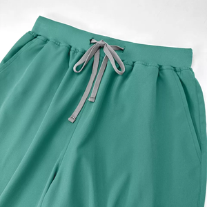 Juego de uniformes médicos para profesionales de la salud Tacto suave 65% Poliéster 35% Algodón Resistente al pilling Juego de exfoliación de enfermeras de 2 piezas - Product Image 6