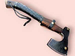 Bán buôn chất lượng tốt nhất làm bằng tay bền thép carbon cao rìu đích thực nghệ nhân thủ công Thời Trung Cổ theo kiểu rìu Sản phẩm OEM - Product Image 5