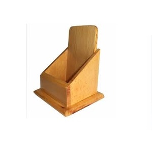 Vaisselle promotionnelle de style élégant de support de support mobile en bois de conception unique faite à la main - Product Image 1