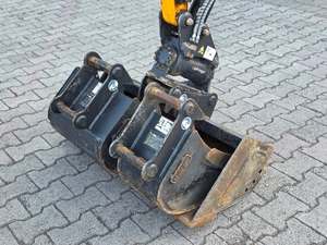 Used JCB Mini Excavator 19C 2 Ton Crawler Digger Compact Hydraulic 120kW for Engine 2-Year Warranty 0.12m Bucket High - Product Image 3