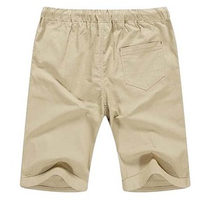 Shorts de jogging pour hommes en molleton 100% coton, sur mesure, prix de gros, taille élastique, pour la gym et le fitness, couleur unie - Product Image 2