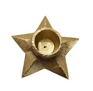 Decoración del hogar, cobre, acabado antiguo, aluminio, tamaño grande, soporte de pilar de vela de suelo, diseño clásico, soporte de vela hecho a mano - Product Image 4