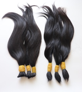Cabello superventas a granel de una sola trama donante recto Color Natural 12A grado 100% vietnamita crudo sin procesar cabello virgen puede teñir - Product Image 1