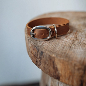 Collier pour chiot/petit chien-Vintage Brown léger - Product Image 6