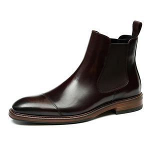 Chaussures de bureau en cuir véritable pour hommes avec semelle extérieure résistante à l'usure et semelle intérieure respirante, chaussures formelles - Product Image 1