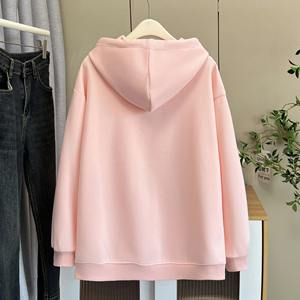 Sudadera con Capucha Extra Grande de Invierno para Hombre, Talla Grande, 100% Algodón, Color Sólido - Product Image 2