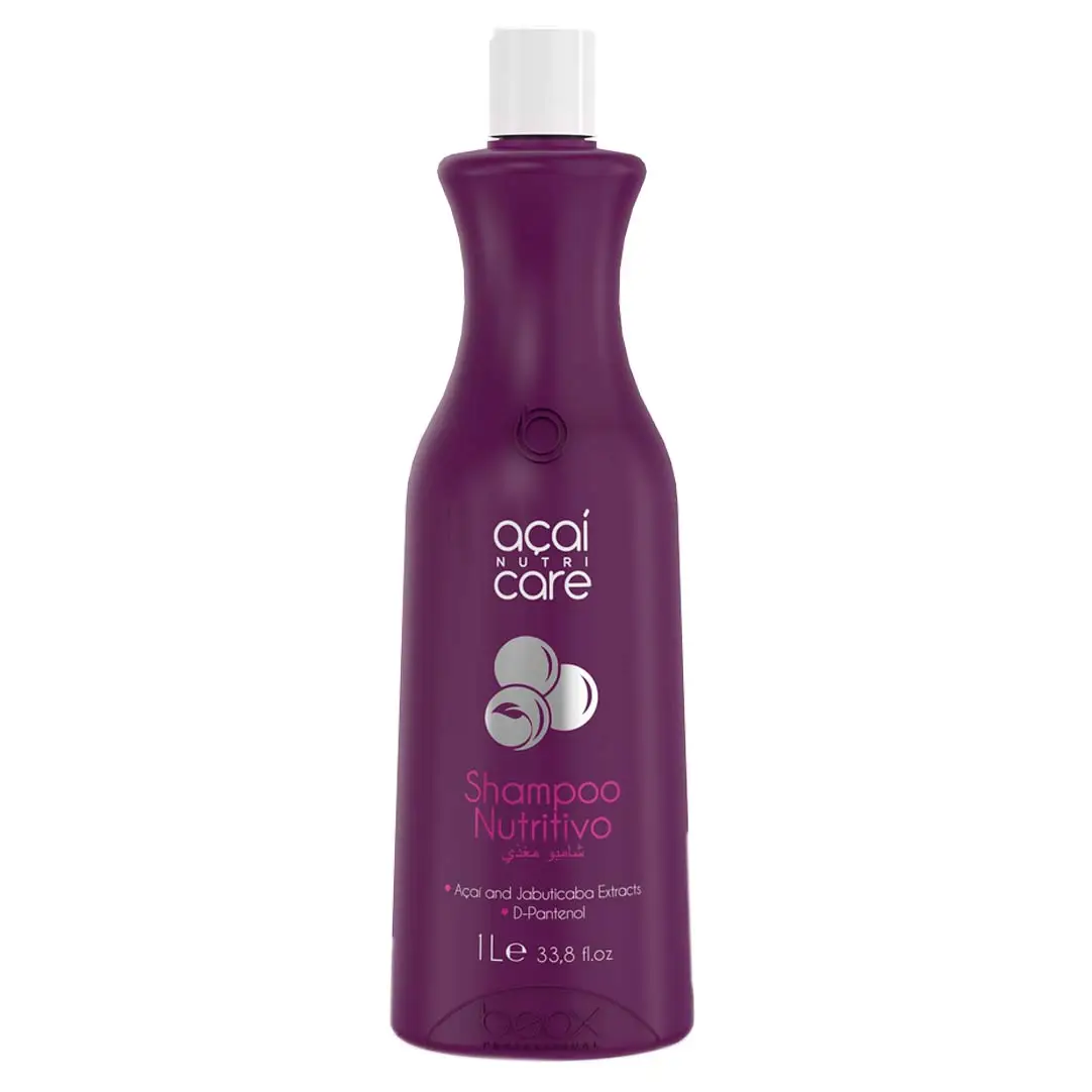 Shampooing nutritif Acai Jabuticaba D-Pantenol 1000mL-A but antioxydant assurant un nettoyage sain et nutritif