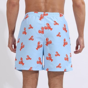 High Street nouveau Design imprimé short robe écologique 100% Polyester impression à l'eau peau de pêche tissu OEM Service disponible - Product Image 2