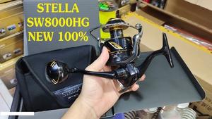 Carrete de Pesca Giratorio SHIMANO Stella SW8000HG 8000 HG/PG para Agua Salada, Relación de Engranajes 6.2:1, 8 Rodamientos, 600g - Product Image 2