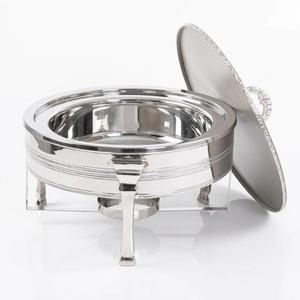 Plat chaud de service de qualité supérieure de qualité supérieure avec couvercle en acier travaillé en bois et casserole à bouton et plat à un prix avantageux disponible - Product Image 4