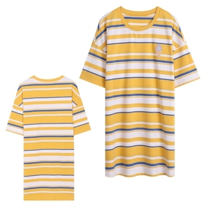 Saleh Enterprises Women Plus Size Premium Jersey Cotton V-neck T-<b>Shirt</b> Streetwear Style Soft Loose Fit Casual Summer Short - Product Image 1