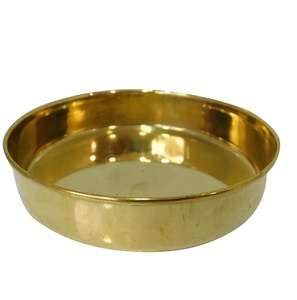 Bandeja de Servicio de Diseño Clásico de Cobre, Metal de Cobre, Apta para Alimentos, Forma Redonda Decorativa al Mejor Precio - Product Image 5