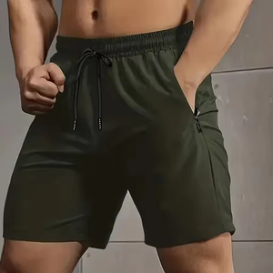 280 GSM 100% polyester couleur unie accepter Logo impression été extérieur Gym Jogging short de haute qualité pour hommes du Bangladesh - Product Image 1