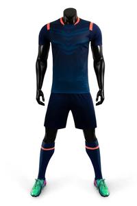 Customized Latest Design Classic Blank Cheap Custom With Custom Logo Youth Kids Soccer Uniform Football Jersey Set - Product Image 3