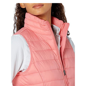 Chaqueta acolchada con logotipo personalizado 2025 para mujer, chaqueta de invierno de lona Softshell de estilo Letterman informal, calidad Premium - Product Image 2