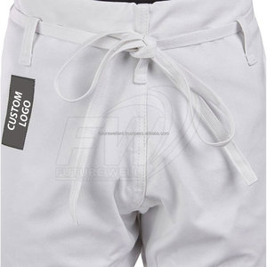 Uniforme de Karate para hombres de uso de lucha de entrenamiento de Color blanco hecho a medida de alta calidad profesional a la venta - Product Image 5