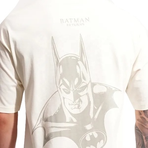 Camiseta lisa de algodón 100% para hombre, ropa informal desgastada cuadrada de gran tamaño, camiseta en blanco de peso pesado estampada de talla grande - Product Image 5