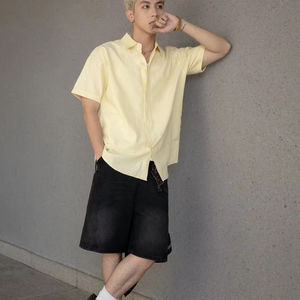 Chemise de vacances en coton oversize unisexe imprimée sur mesure vêtements vietnamiens vente en gros vêtements fabriqués - Product Image 1