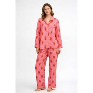 Ensemble de pyjama en coton floral d'été pour femmes, vêtements de détente confortables, vêtements de nuit intimes, doux, respirant, séchage rapide, pour la maison - Product Image 1