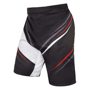 Shorts de boxe de haute qualité, confortables, à séchage rapide, respirants, légers, 100% polyester, taille élastique, motif uni, personnalisable - Product Image 3