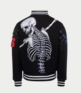 แจ็กเก็ตซาตินผ้าซาตินมีซับในเสื้อเบสบอลดีไซน์ตามสั่ง - Product Image 6