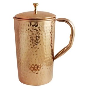 เหยือกน้ำทองแดงสำหรับร้านอาหารเหยือกทองแดงโบราณเหยือกน้ำโลหะ - Product Image 3