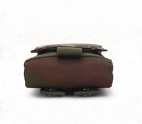 Sac de téléphone portable, pochette de rangement tactique, sac de sport MOLLE à suspendre à la ceinture pour l'extérieur