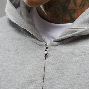 Personalizado de los hombres de cremallera completa sudaderas con capucha Streetwear peso pesado de algodón boxy fit Pullover sudaderas con capucha para los hombres - Product Image 3