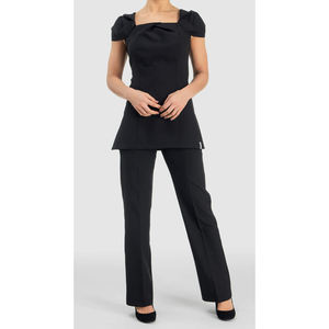 Ensemble Tunique et Pantalon de Travail Extensible et Doux pour Salon de Beauté, Coiffure et Esthétique, Personnalisable avec Logo, Vente en Gros - Product Image 5