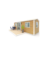 20 maisons préfabriquées en panneaux sandwich d'acier de 40 pieds, personnalisées, écologiques, durables, imperméables, anti-corrosion, construction rapide