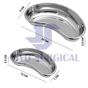 Kidney Shaped Dish Stainless Steel Kidney Tray Set, Kidney Dish CE ISO APPROVED by Jiyo Surgical Company - Product Image 6