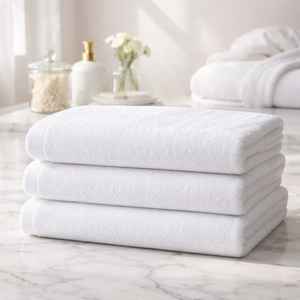 Serviette de bain pour hôtel de luxe 50x70cm 100% coton turc Haute absorption Anti-huile Imperméable Écologique Tissage moderne - Product Image 3