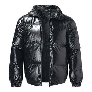 เสื้อแจ็คเก็ตขนเป็ดมีฮู้ดสำหรับผู้ชายเสื้อโค้ทฤดูหนาวกันความร้อนกันน้ำ - Product Image 2