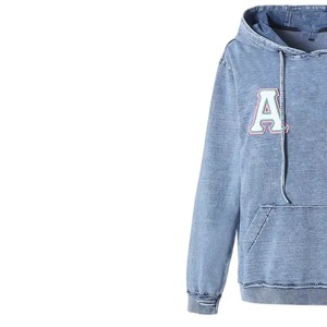 Sudadera con Capucha de Invierno Lavable para Mujer, Estampada, Blanca, de Chenilla, Estilo Universitario, con Bolsillo Canguro, 100% Algodón, de Secado Rápido - Product Image 5