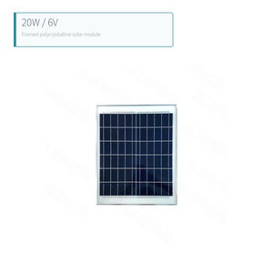 20W 6V Polycrystalline <b>Solar</b> Panel for Flood <b>Lights</b> and Outdoor Power <b>Systems</b> - Product Image 2