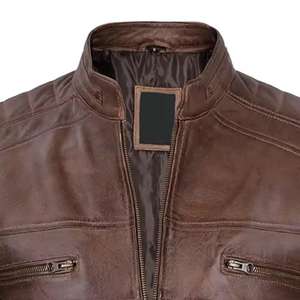 เสื้อแจ็คเก็ตหนังสำหรับผู้ชาย - Product Image 6