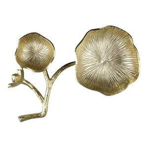 ชามอลูมิเนียมสีเงินพรีเมี่ยมพร้อมรายละเอียดดอกไม้ตกแต่งสำหรับกิจกรรมพิเศษ - Product Image 6