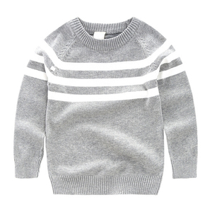 Pull en gros pour hommes en coton Preppy pull en tricot sweat-shirt à col rond pour une utilisation hivernale pour l'université et les sororités personnalisées - Product Image 1